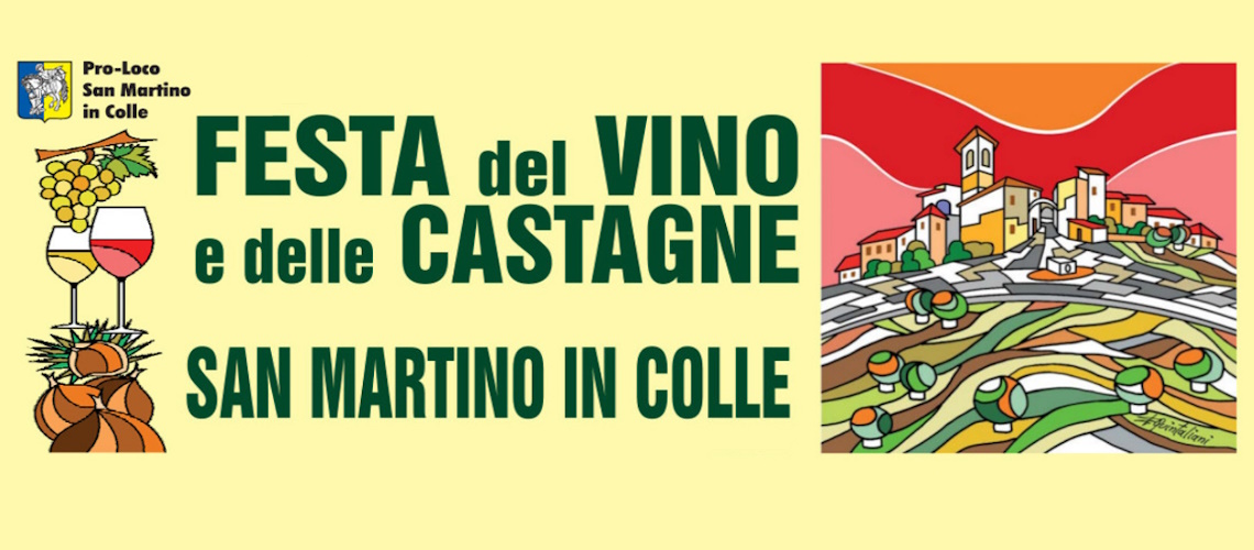 poster Festa del vino e delle castagne - Perugia